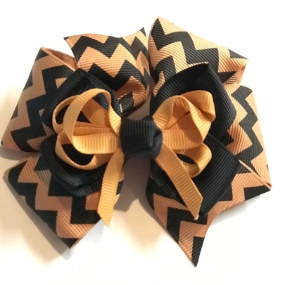 New Orleans Saints Black & Gold Chevron Ha…